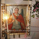 Подібний Архистратиг Михаїл є у Михайлівському храмі Видубецького монастиря у Києві. Лемки - вони усюди!
