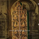 Срібні царські врата, виготовлені за ескізом гетьмана Мазепи із срібного ідола