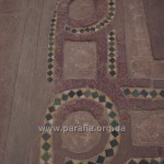Відновлений фрагмент мозаїчної підлоги храму