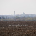 Вид на монастир із миргородської дороги