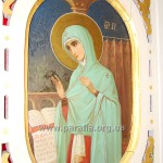 Діва Марія, композиція Благовіщення (царські врата Борисглібського приділу)
