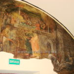 Стінопис домової церкви: притча про багача і Лазаря