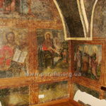 Стінопис домової церкви: правий бік намісного ряду «стінового» іконостасу
